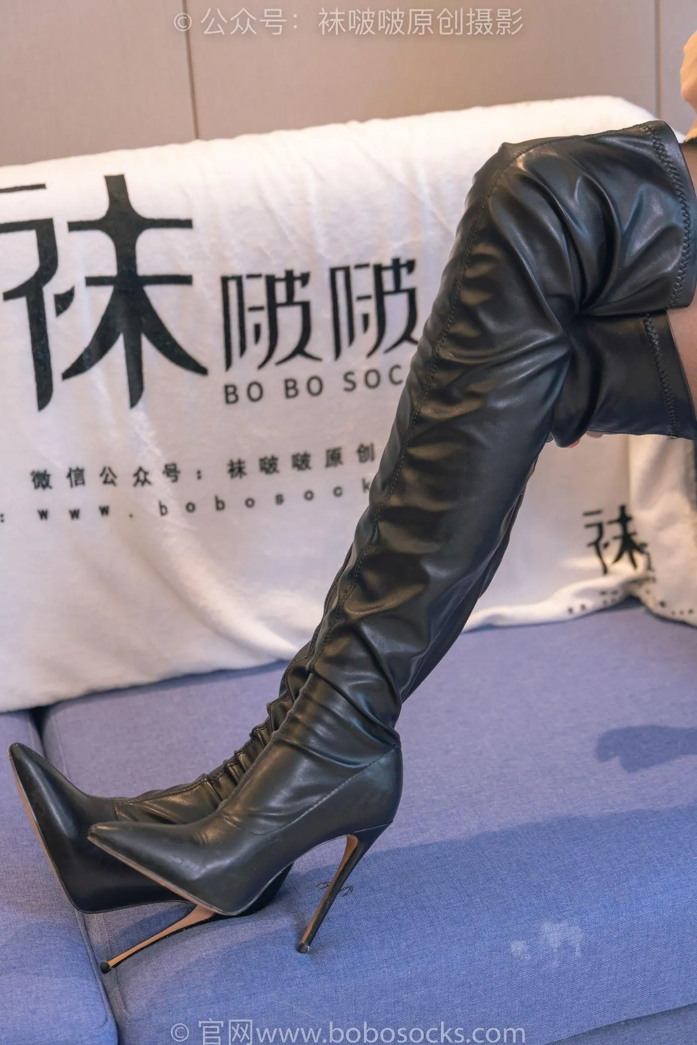 [BoBoSocks袜啵啵]NO.194 小甜豆-高跟长靴、凉鞋、黑丝、裸足 [140P]插图7